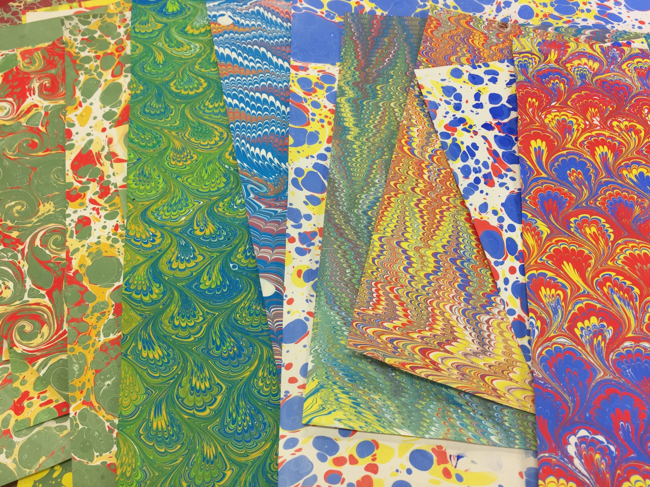Introduction to Marbling on Paper